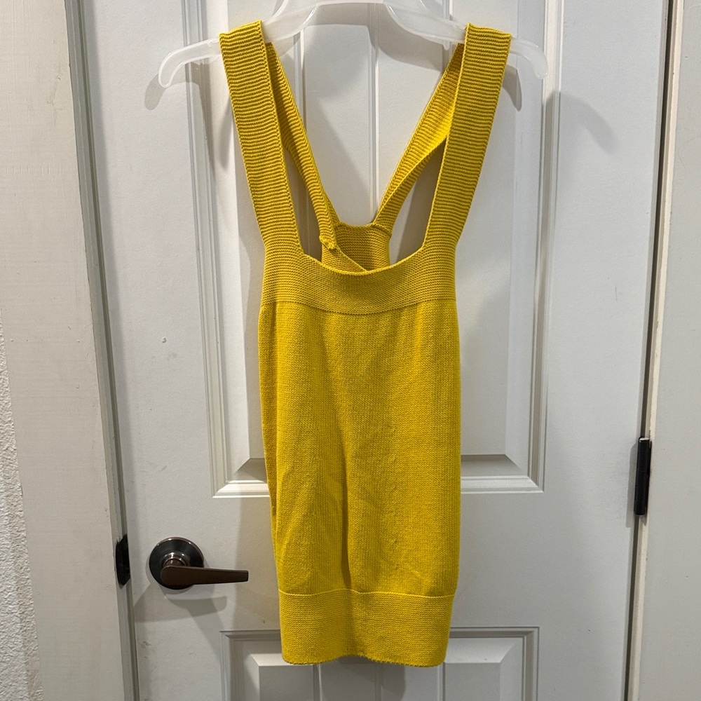 LOFT Vibrant Yellow Knit Top